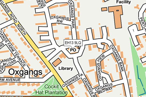 EH13 9LQ map - OS OpenMap – Local (Ordnance Survey)