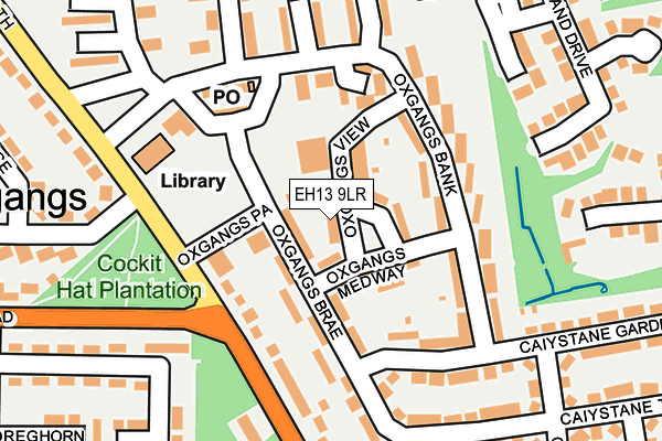 EH13 9LR map - OS OpenMap – Local (Ordnance Survey)