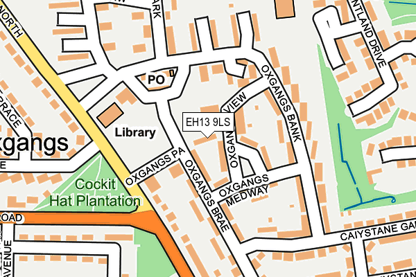 EH13 9LS map - OS OpenMap – Local (Ordnance Survey)