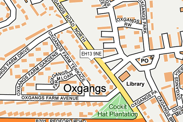 EH13 9NE map - OS OpenMap – Local (Ordnance Survey)