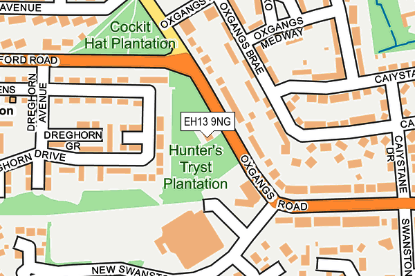 EH13 9NG map - OS OpenMap – Local (Ordnance Survey)