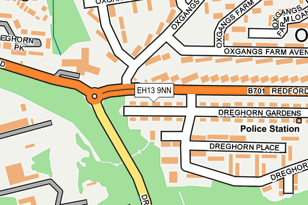 EH13 9NN map - OS OpenMap – Local (Ordnance Survey)