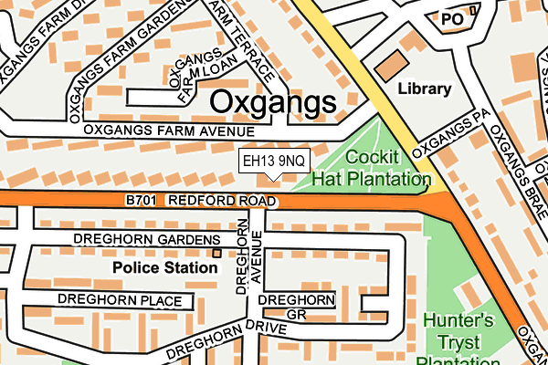 EH13 9NQ map - OS OpenMap – Local (Ordnance Survey)