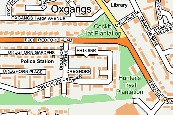 EH13 9NR map - OS OpenMap – Local (Ordnance Survey)