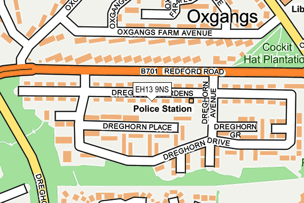 EH13 9NS map - OS OpenMap – Local (Ordnance Survey)