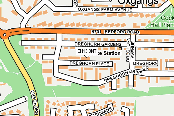 EH13 9NT map - OS OpenMap – Local (Ordnance Survey)