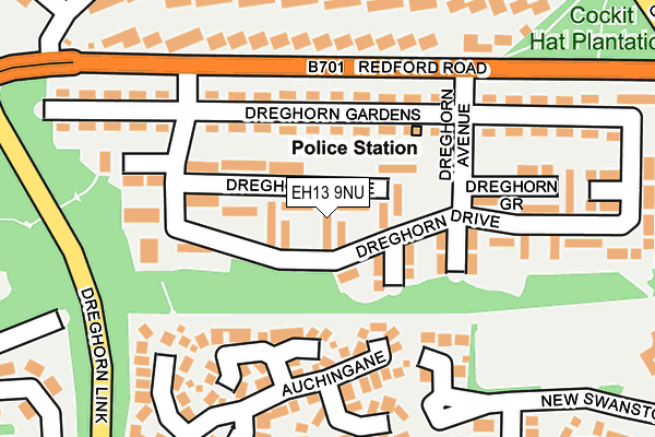 EH13 9NU map - OS OpenMap – Local (Ordnance Survey)