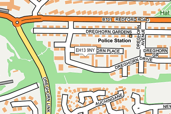 EH13 9NY map - OS OpenMap – Local (Ordnance Survey)