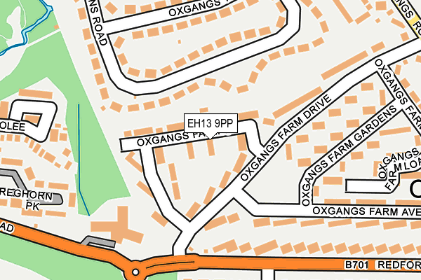 EH13 9PP map - OS OpenMap – Local (Ordnance Survey)