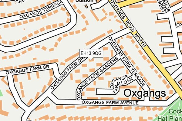 EH13 9QG map - OS OpenMap – Local (Ordnance Survey)