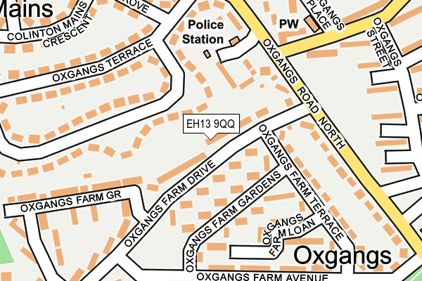 EH13 9QQ map - OS OpenMap – Local (Ordnance Survey)