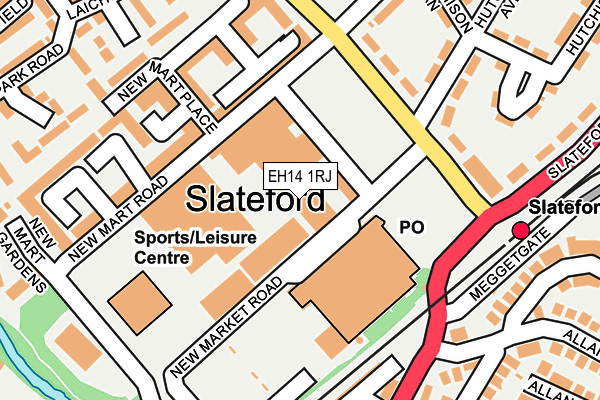 Map of MARCO'S LEISURE LIMITED at local scale