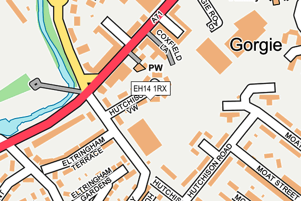 Map of EDINBURGH 41 LTD. at local scale