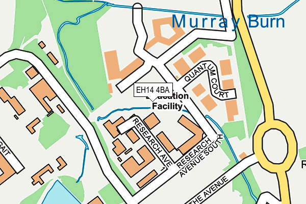EH14 4BA map - OS OpenMap – Local (Ordnance Survey)
