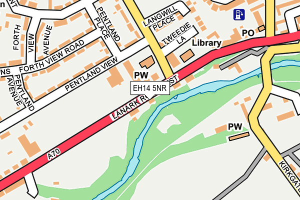 EH14 5NR map - OS OpenMap – Local (Ordnance Survey)