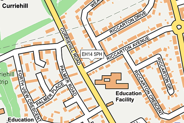 EH14 5PH map - OS OpenMap – Local (Ordnance Survey)