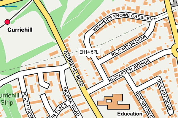 EH14 5PL map - OS OpenMap – Local (Ordnance Survey)