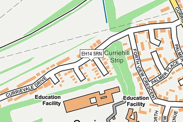 EH14 5RN map - OS OpenMap – Local (Ordnance Survey)