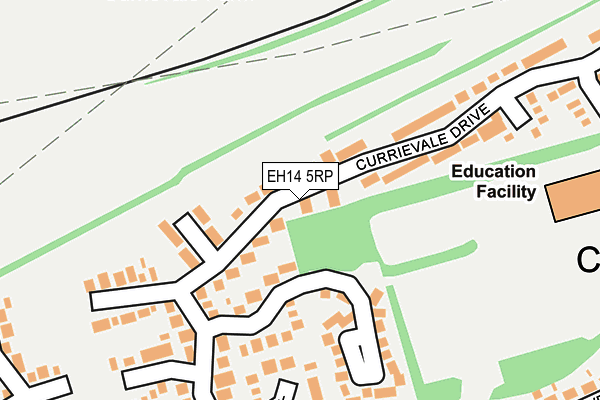 EH14 5RP map - OS OpenMap – Local (Ordnance Survey)