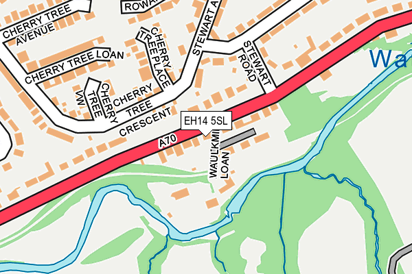 EH14 5SL map - OS OpenMap – Local (Ordnance Survey)