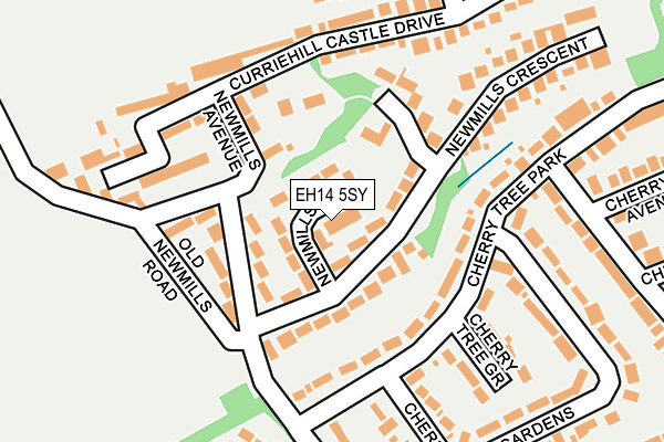 EH14 5SY map - OS OpenMap – Local (Ordnance Survey)