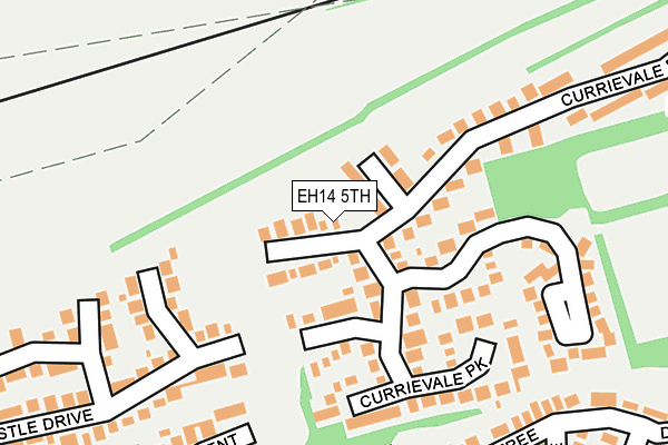 EH14 5TH map - OS OpenMap – Local (Ordnance Survey)