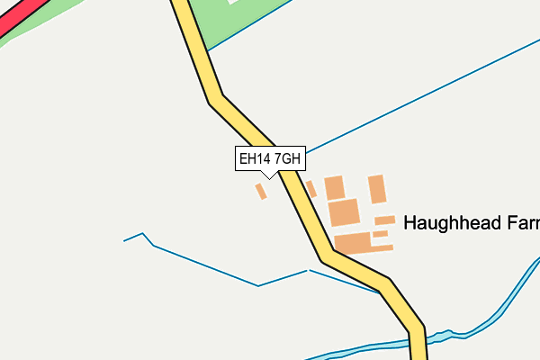 EH14 7GH map - OS OpenMap – Local (Ordnance Survey)