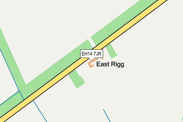 EH14 7JR map - OS OpenMap – Local (Ordnance Survey)