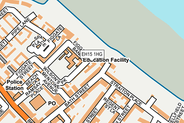 EH15 1HG map - OS OpenMap – Local (Ordnance Survey)