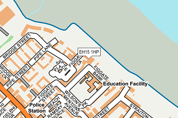 EH15 1HP map - OS OpenMap – Local (Ordnance Survey)