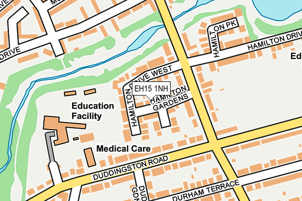 EH15 1NH map - OS OpenMap – Local (Ordnance Survey)