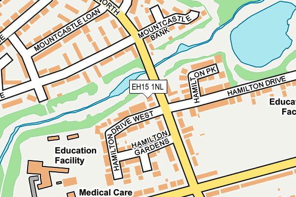 EH15 1NL map - OS OpenMap – Local (Ordnance Survey)