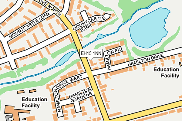 EH15 1NN map - OS OpenMap – Local (Ordnance Survey)