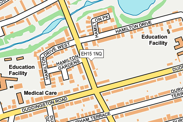 EH15 1NQ map - OS OpenMap – Local (Ordnance Survey)