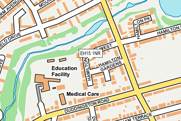 EH15 1NR map - OS OpenMap – Local (Ordnance Survey)