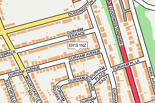 EH15 1NZ map - OS OpenMap – Local (Ordnance Survey)