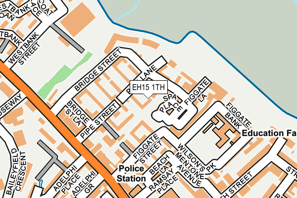 EH15 1TH map - OS OpenMap – Local (Ordnance Survey)