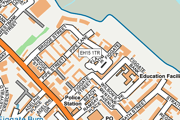 EH15 1TR map - OS OpenMap – Local (Ordnance Survey)