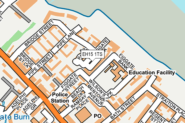 EH15 1TS map - OS OpenMap – Local (Ordnance Survey)