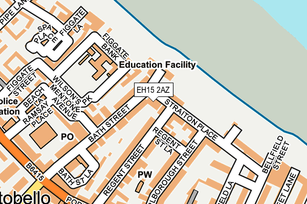 EH15 2AZ map - OS OpenMap – Local (Ordnance Survey)