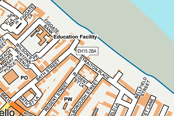 EH15 2BA map - OS OpenMap – Local (Ordnance Survey)
