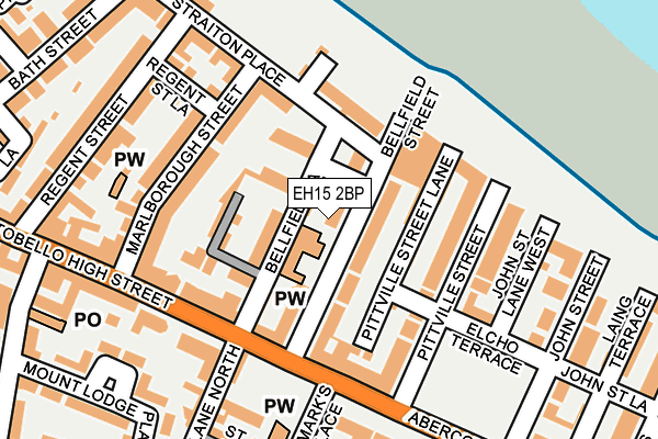EH15 2BP map - OS OpenMap – Local (Ordnance Survey)