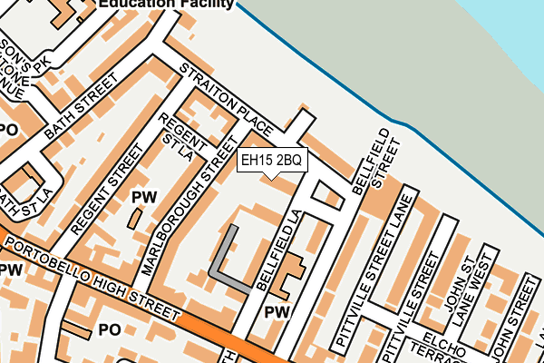 EH15 2BQ map - OS OpenMap – Local (Ordnance Survey)