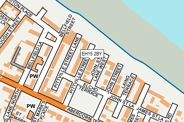 EH15 2BY map - OS OpenMap – Local (Ordnance Survey)