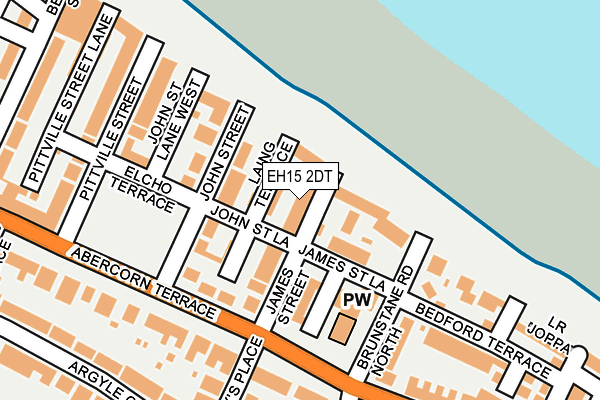 EH15 2DT map - OS OpenMap – Local (Ordnance Survey)