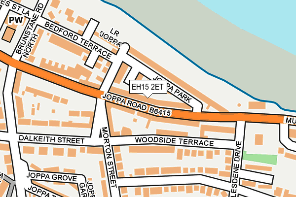 EH15 2ET map - OS OpenMap – Local (Ordnance Survey)