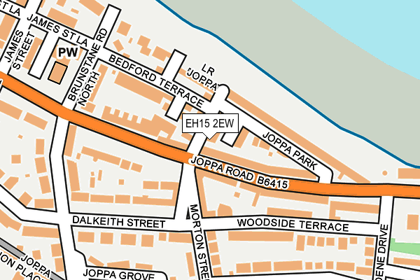 EH15 2EW map - OS OpenMap – Local (Ordnance Survey)