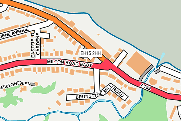 EH15 2HH map - OS OpenMap – Local (Ordnance Survey)