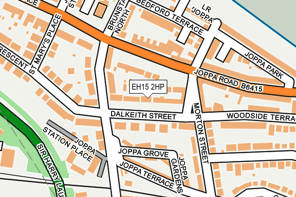 EH15 2HP map - OS OpenMap – Local (Ordnance Survey)