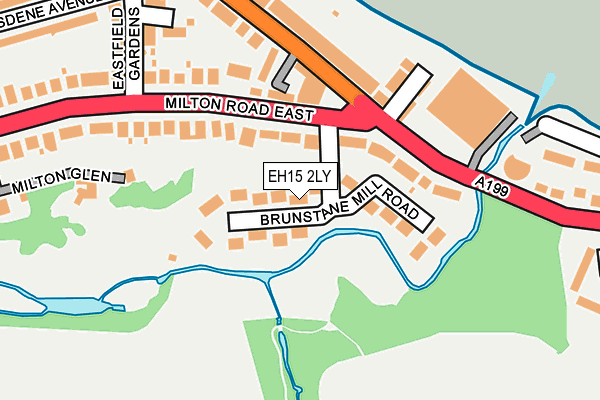 EH15 2LY map - OS OpenMap – Local (Ordnance Survey)